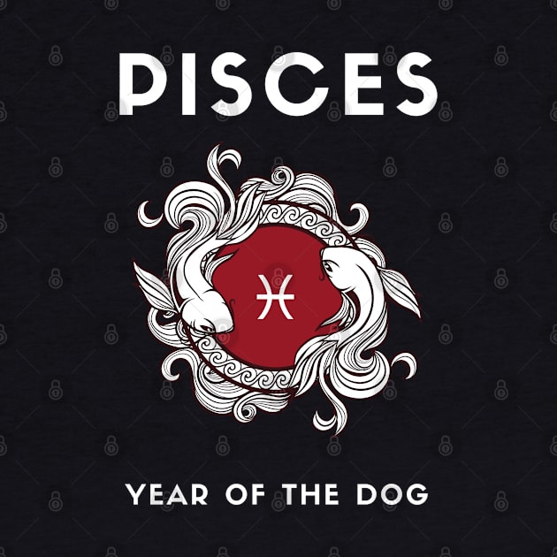 PISCES / Year of the DOG by KadyMageInk